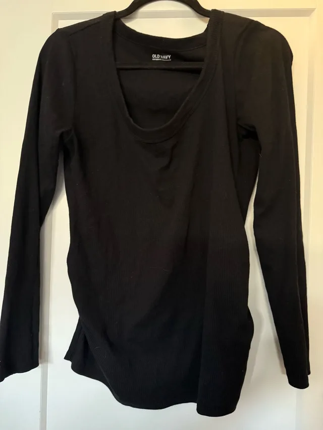 Maternity long sleeve shirts old navy image indicator(4)