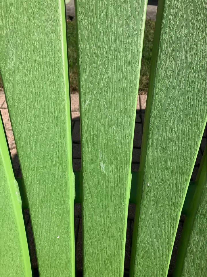 Four green muskoka chairs image indicator(3)