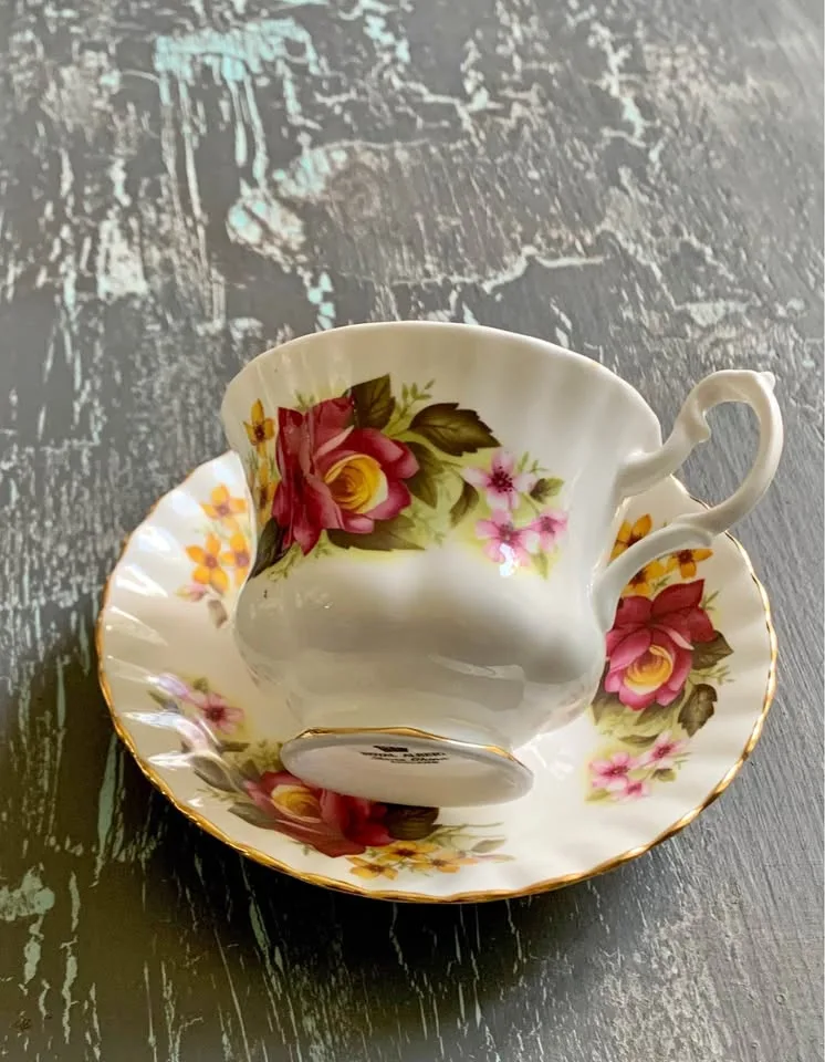 Rare Royal Albert Sutherland Tea Cup and Saucer Set thumbnail