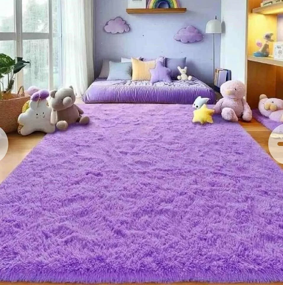 New 4*6 purple area rug thumbnail