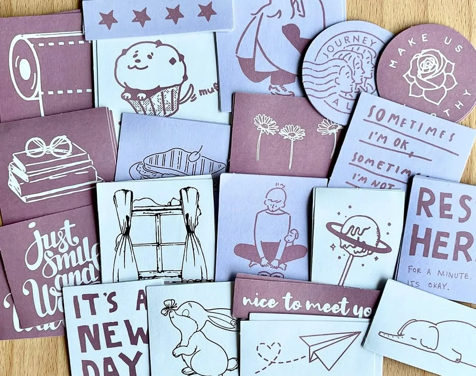 Pack of 60 pcs Paper Deco Stickers thumbnail