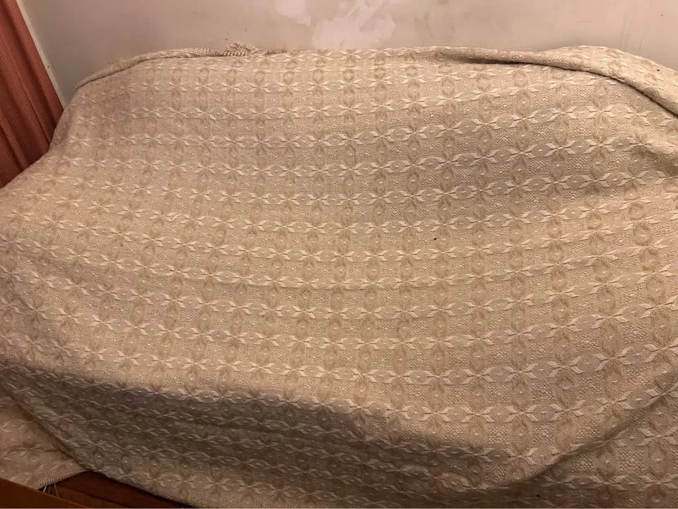 Vintage Portuguese Woven Throw / Bedspread image indicator(3)