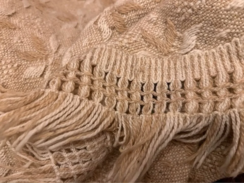 Vintage Portuguese Woven Throw / Bedspread image indicator(4)