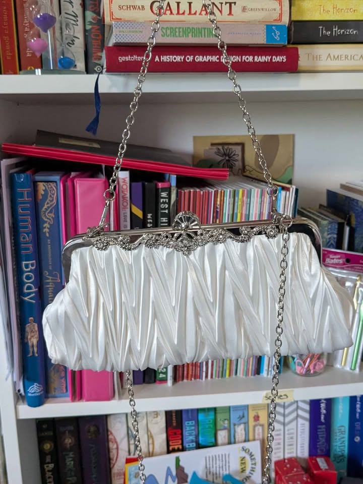 Iridescent Textured Shell Purse - photo 2