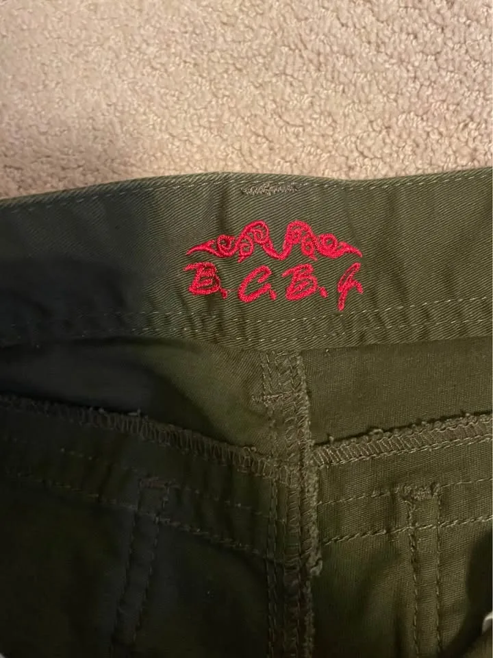 BCBG lowrise dark green Bootcut jeans image indicator(3)