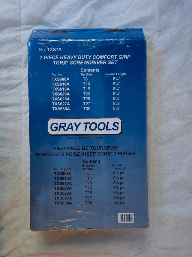 Gray Tools Screwdriver Set image indicator(2)
