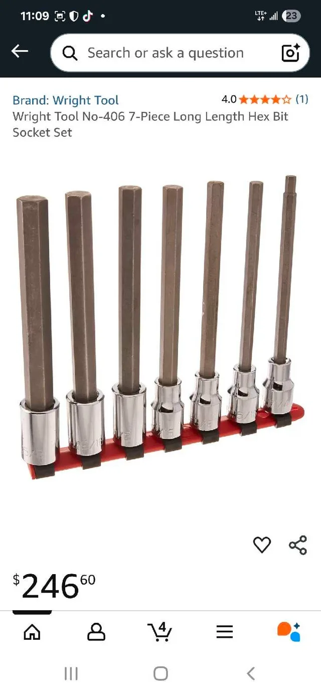 Wright Tool Hex Bit Socket Set image indicator(3)