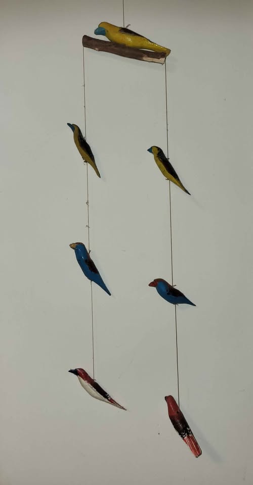 Decorative Hanging Wooden Birds Wall Ornament - photo 3