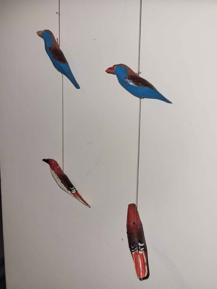 Decorative Hanging Wooden Birds Wall Ornament - photo 5