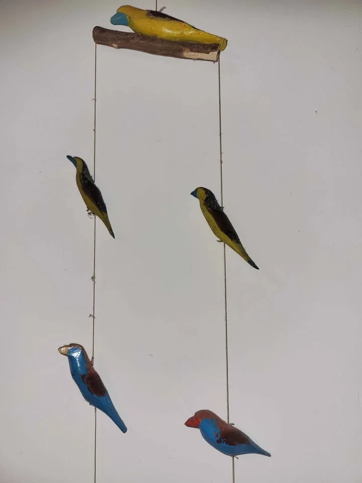 Decorative Hanging Wooden Birds Wall Ornament image indicator(6)