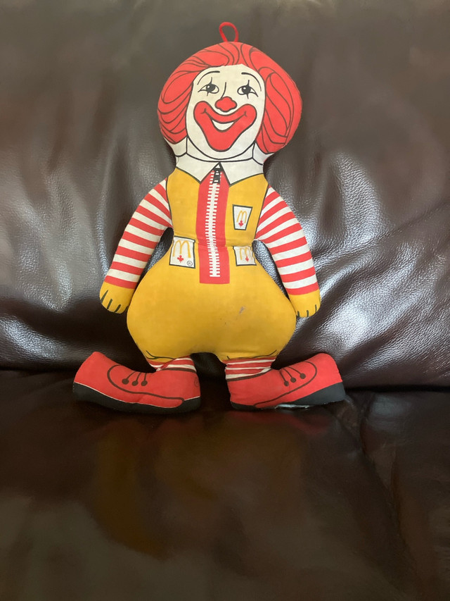 Vintage 1970’s Ronald McDonald stuffed mascot
