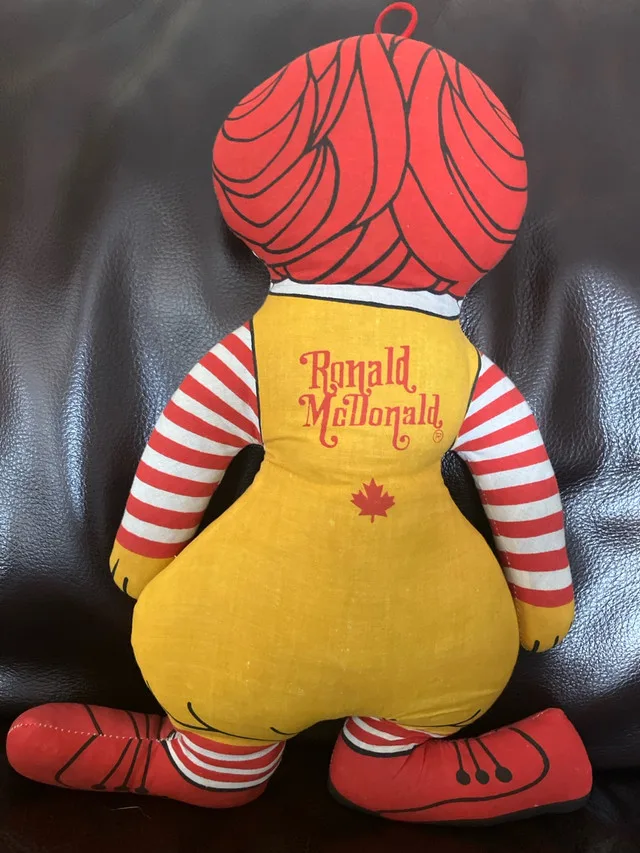 Vintage 1970’s Ronald McDonald stuffed mascot image indicator(2)