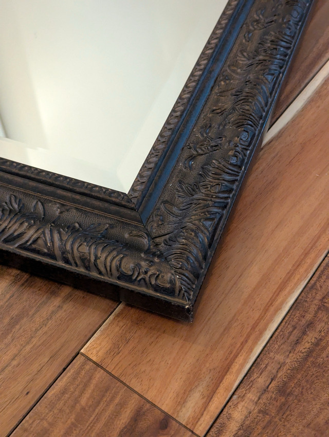Large mirror, beveled edge