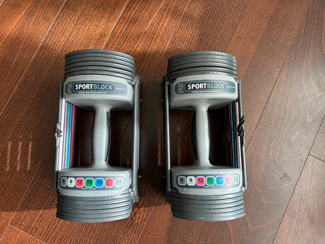 Sportblock Dumbbells (24 lb pair)