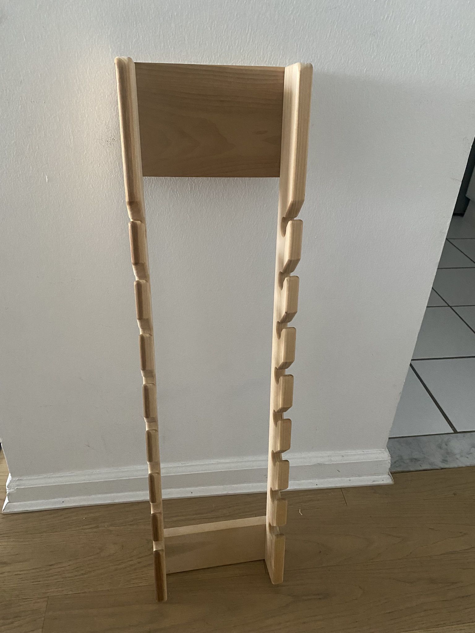 Wooden Wall Mounted Hat Rack