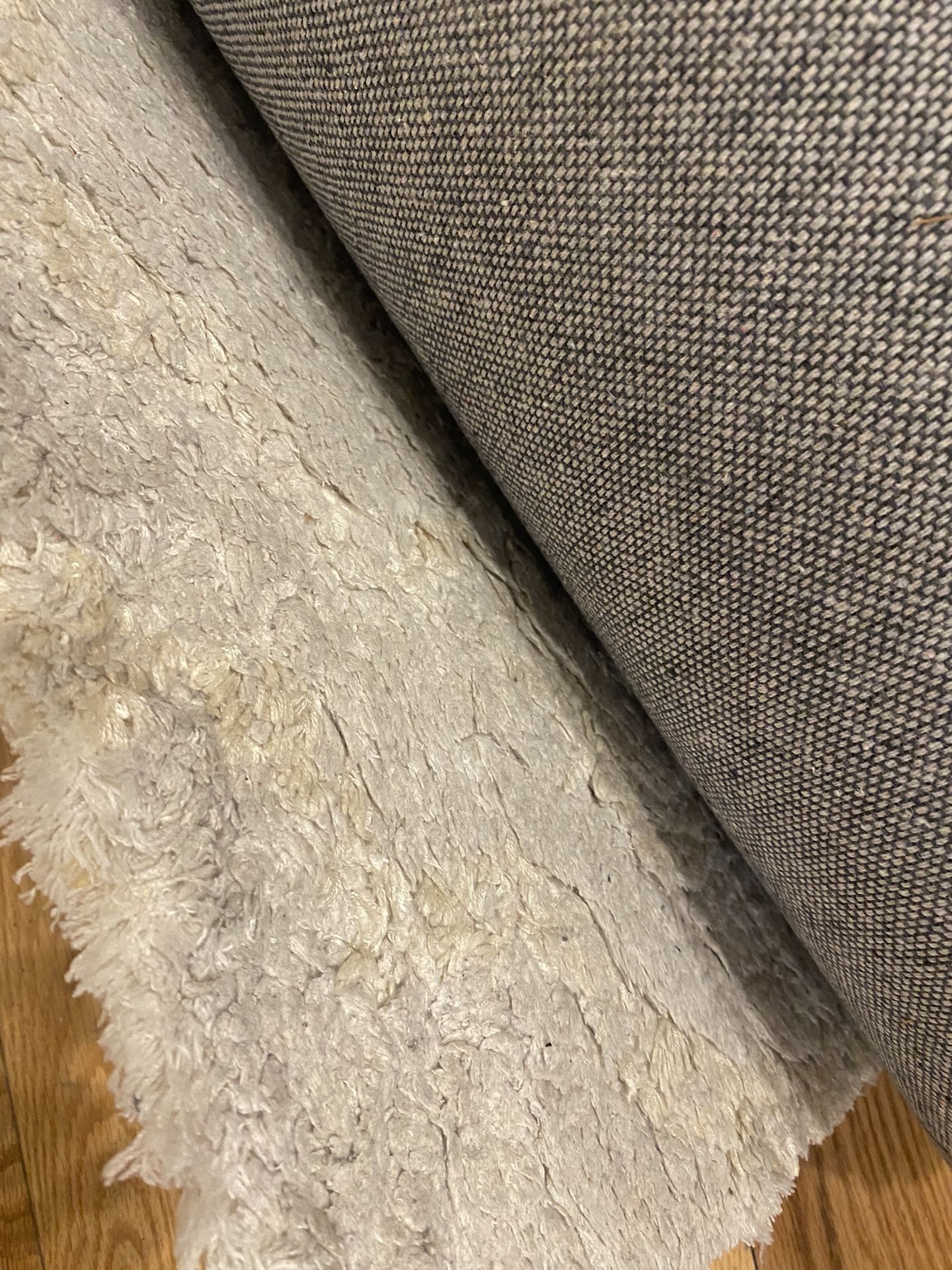 Kathy Ireland White Shag Rug