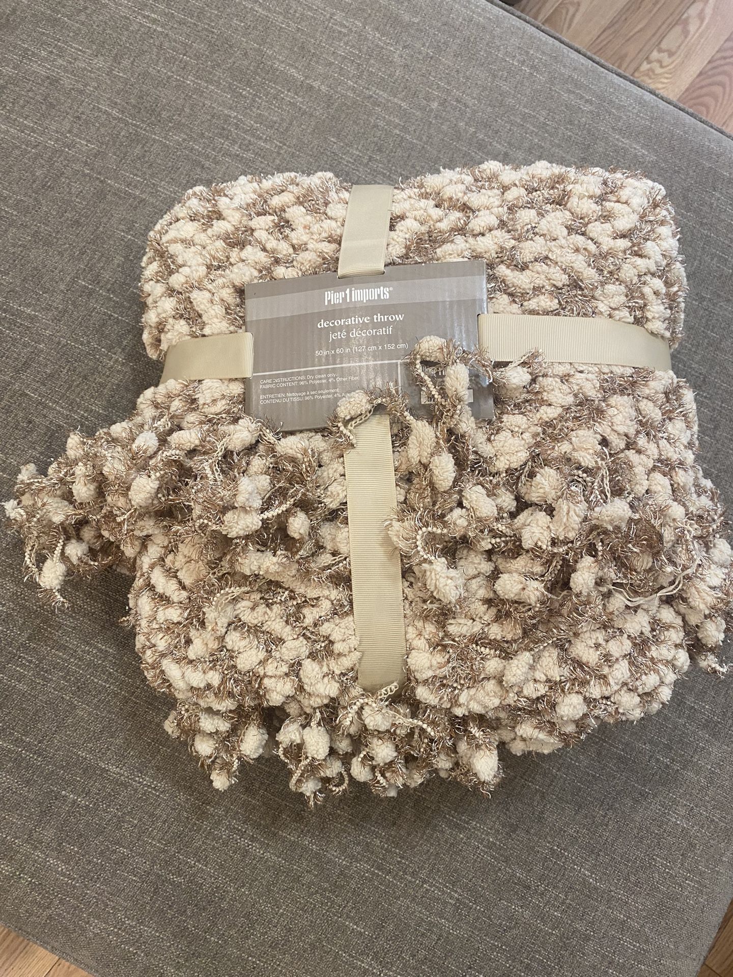 NEW Pier One Throw Blanket