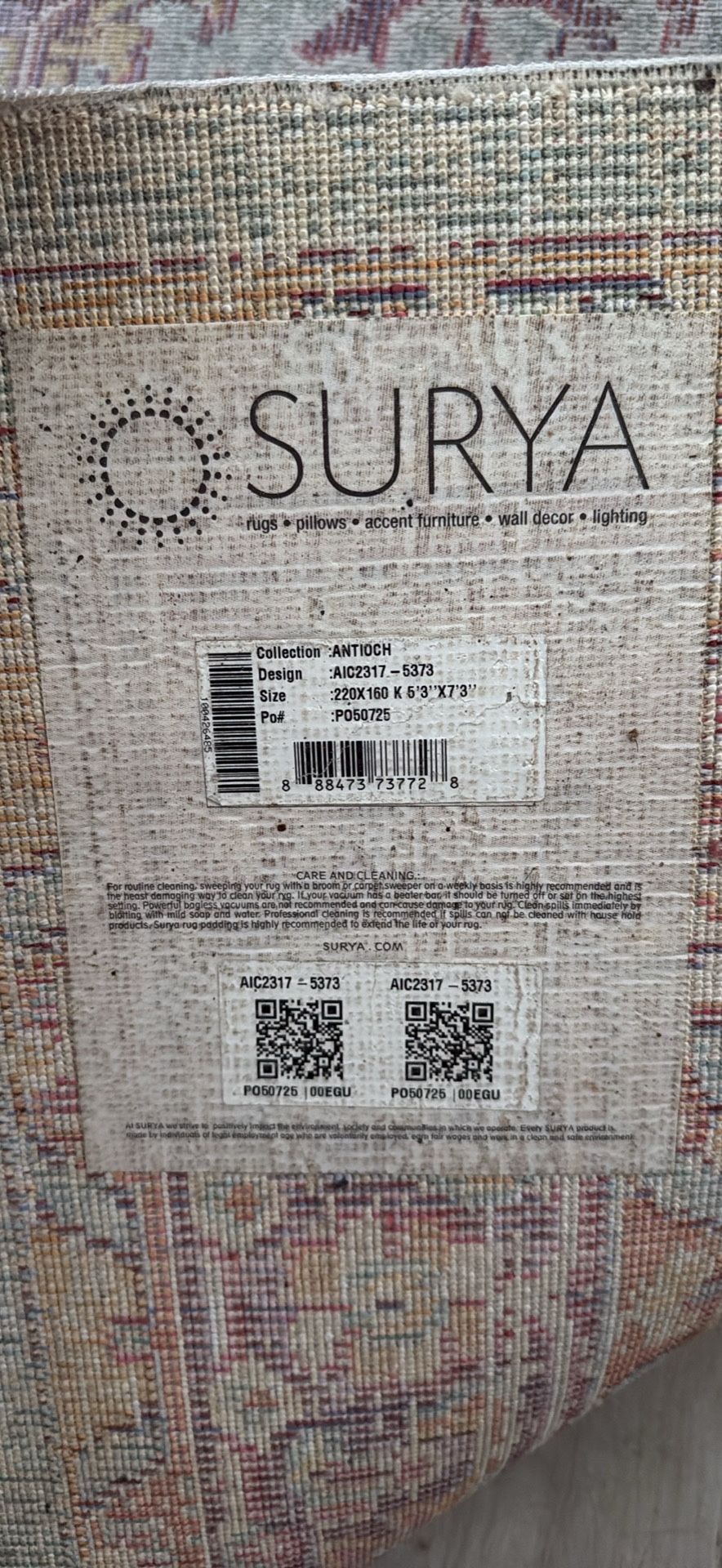 Anthropologie 5x7 Rug - photo 2