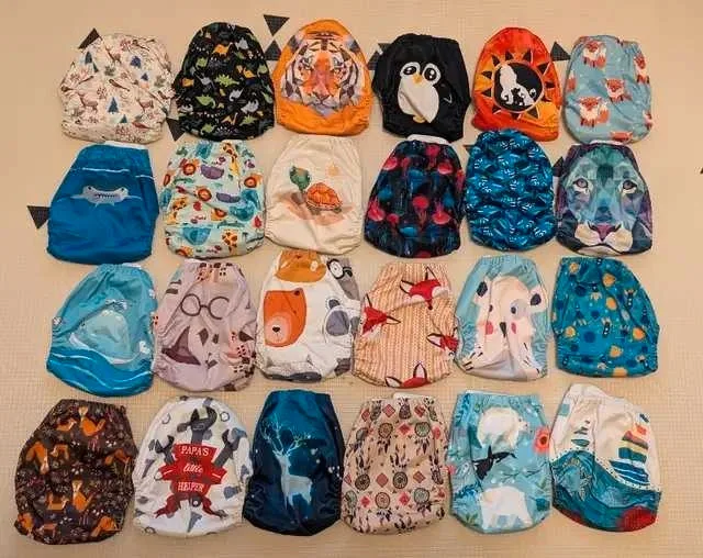 ALVABABY Cloth Diaper Reusable and Adjustable x24 thumbnail
