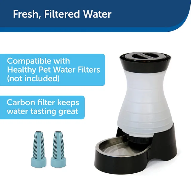 Pet Water Station - Large Capacity Gravity Pet Water Fountain image indicator(4)