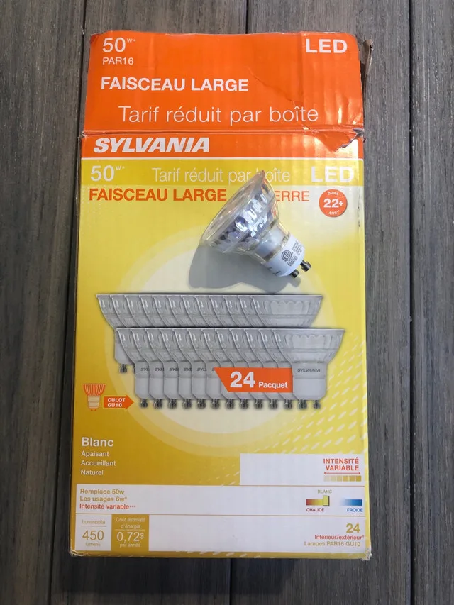 PAR16 Light Bulb WITH GU10 Bi-Pin Base image indicator(3)