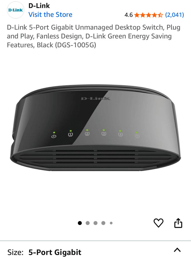 D-Link Gigabit Switch - photo 2