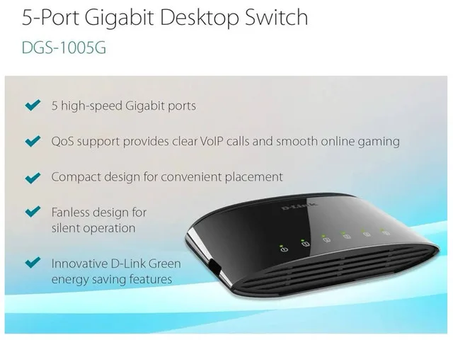 D-Link Gigabit Switch image indicator(4)