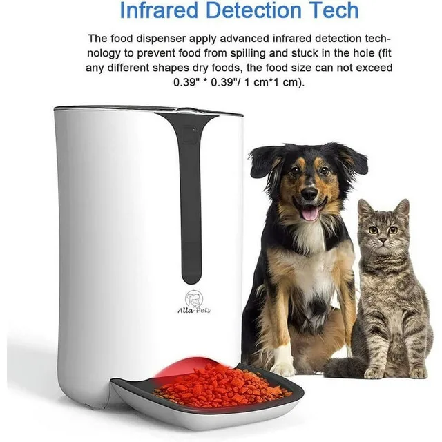 Automatic Cats & Dogs Feeder, Food Tank 6L Auto image indicator(2)