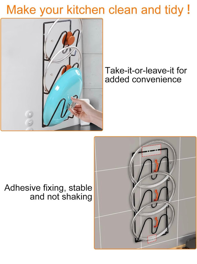 [new] Pot Lid Organizer Rack