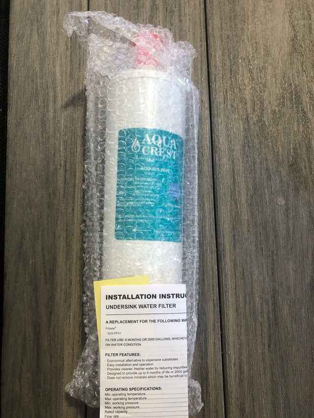 Undersink Water Filter (4pcs)