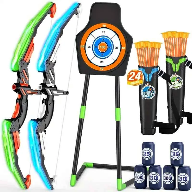 LED Light Up Archery Set with Suction Cup Arrows thumbnail