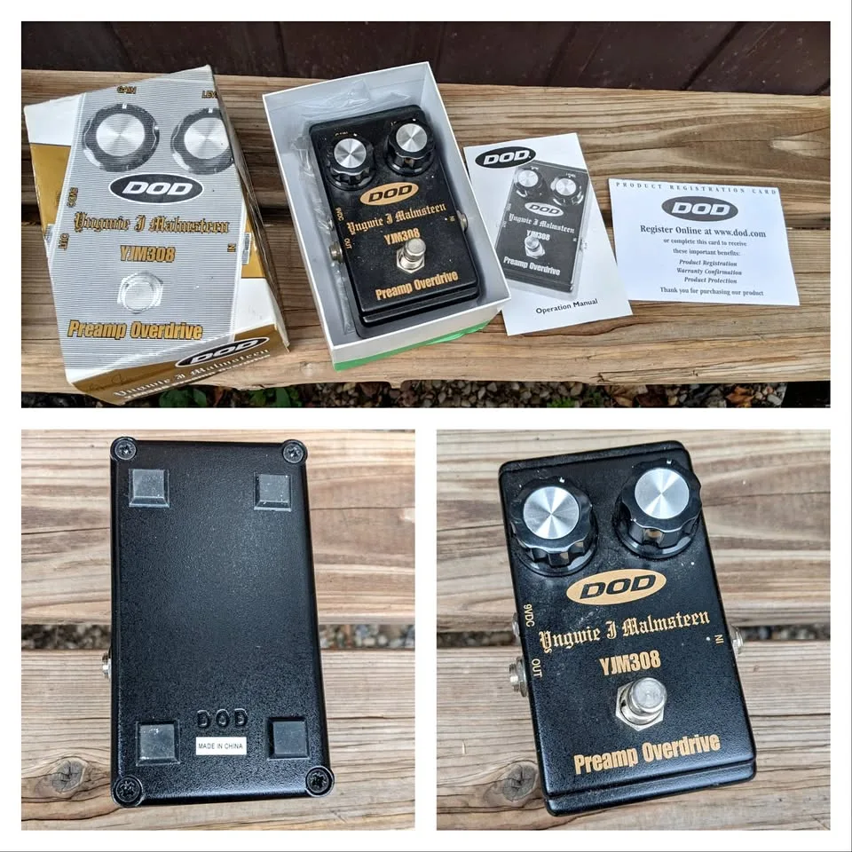 DOD YJM308 Yngwie Malmsteen Preamp Overdrive thumbnail