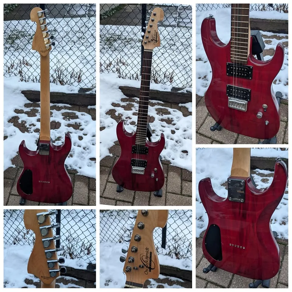 $220 Oscar-Schmidt HH Electric Guitar thumbnail