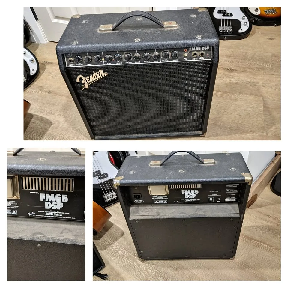 $150 Fender FM65DSP 65 Watt 1x12 Frontman Combo Amp thumbnail