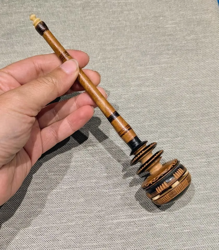 Handcrafted Mexican Wooden Molinillo Whisk image indicator(2)