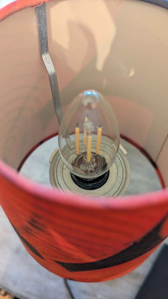 IKEA (discontinued 2010) Red Retro lamp shade pair - photo 4
