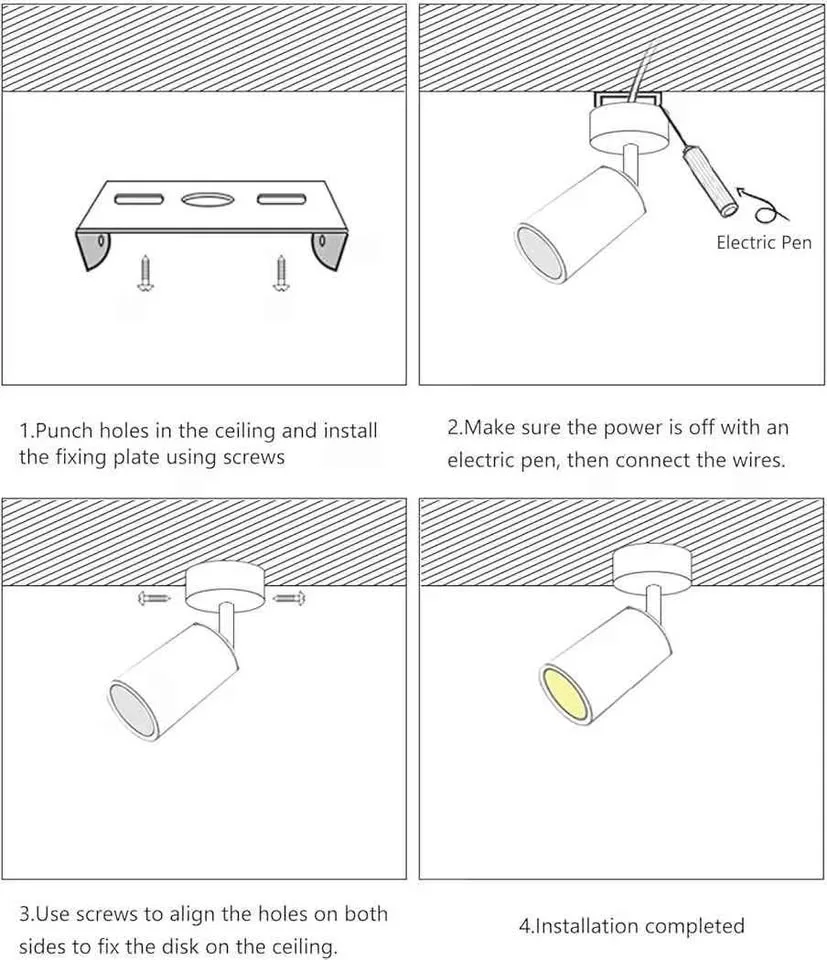 Bravsekai 6 Packs GU10 Light Fixtures (NIB) image indicator(8)
