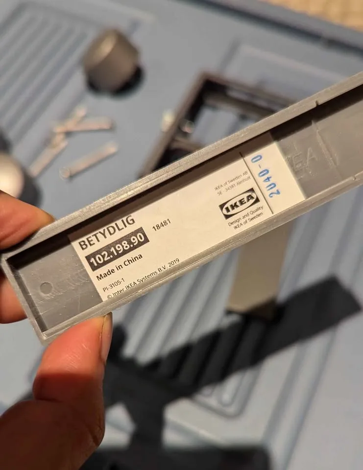 IKEA BETYDLIG Curtain Rod Holders + End Caps Set image indicator(2)