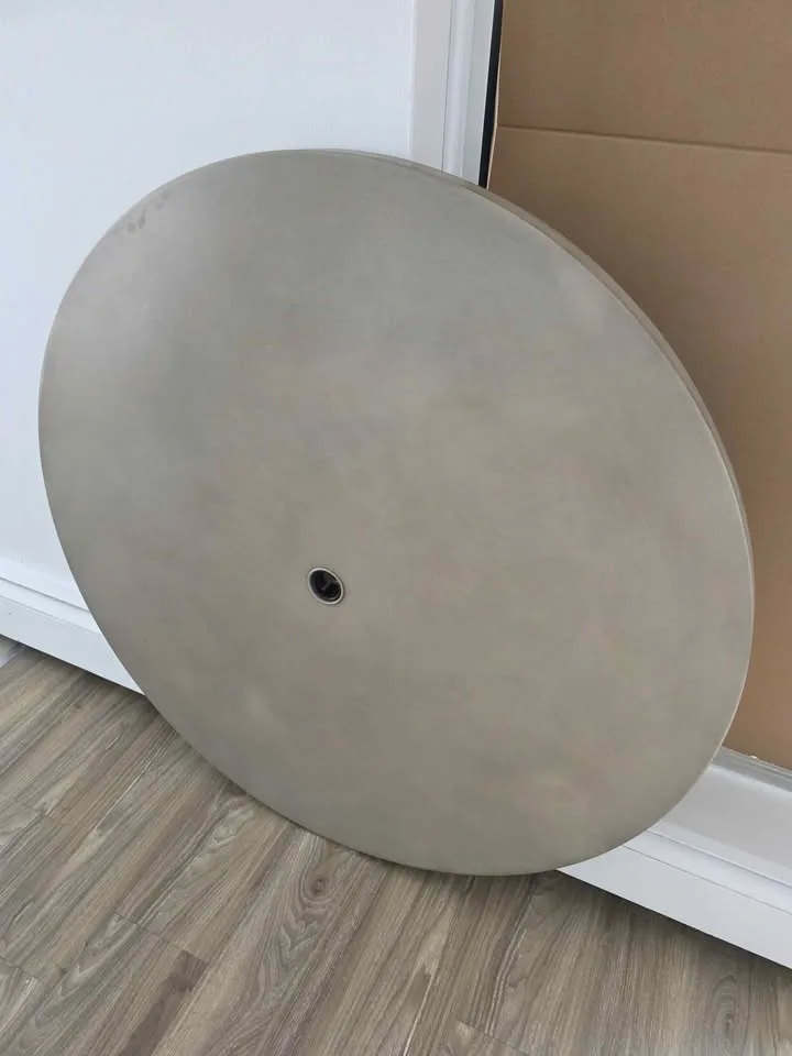 New Round Patio Dining Table with Umbrella Hole image indicator(3)