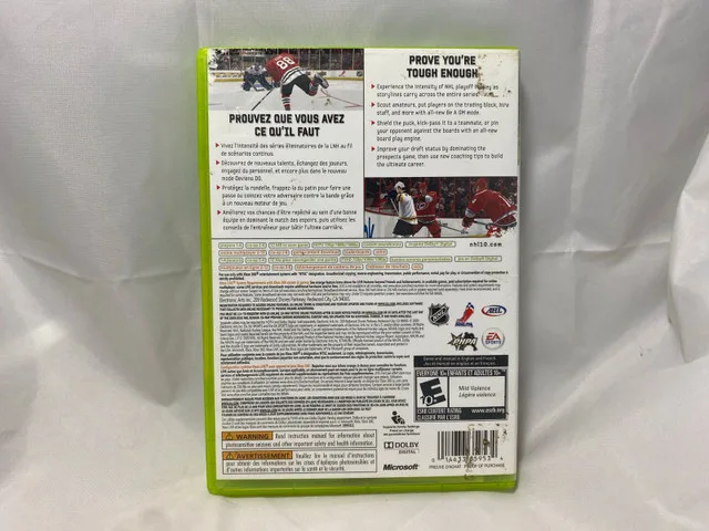 NHL 10 - Microsoft Xbox 360 - Complete In Box CIB image indicator(2)