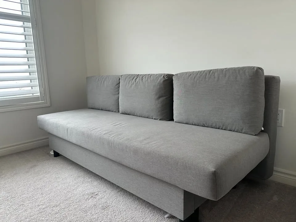 IKEA ALVDALEN Sofabed – Knisa Gray-Beige image indicator(4)