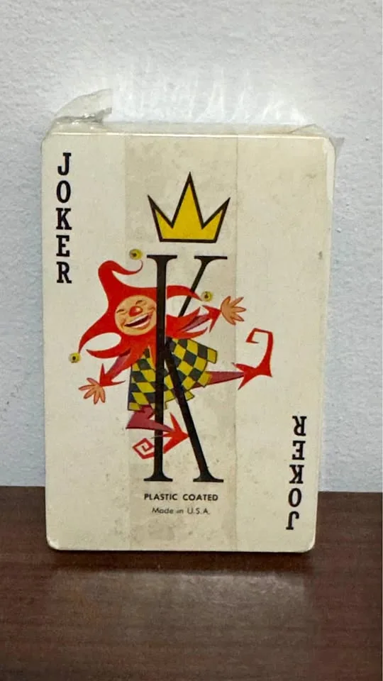 Vintage Hager Playing Cards Sealed 1960's? Hager Gin? thumbnail
