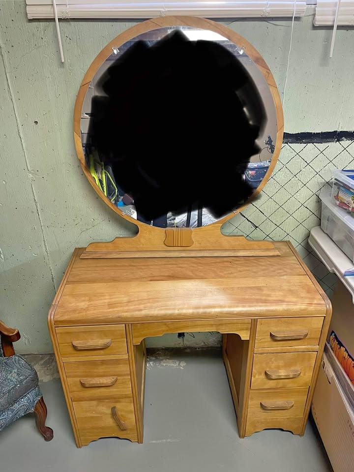 Wardrobe and makeup Table set