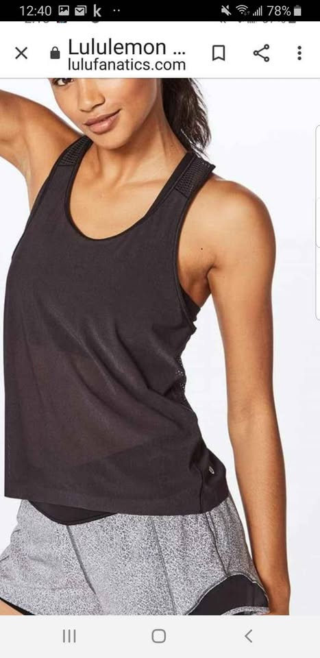LULULEMON READY SET GO TANK..SIZE 2...EUC - photo 2