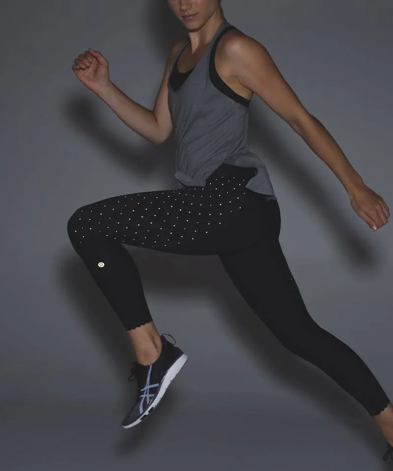 LULULEMON TIGHT STUFF TIGHT *REFLECTIVE..size 6..VGUC-EUC image indicator(3)