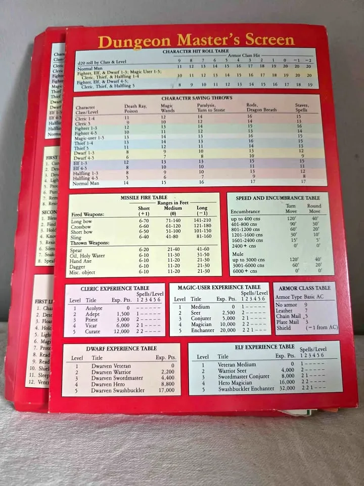 1991 Dungeons & Dragons Card Learning Pack & Screen thumbnail