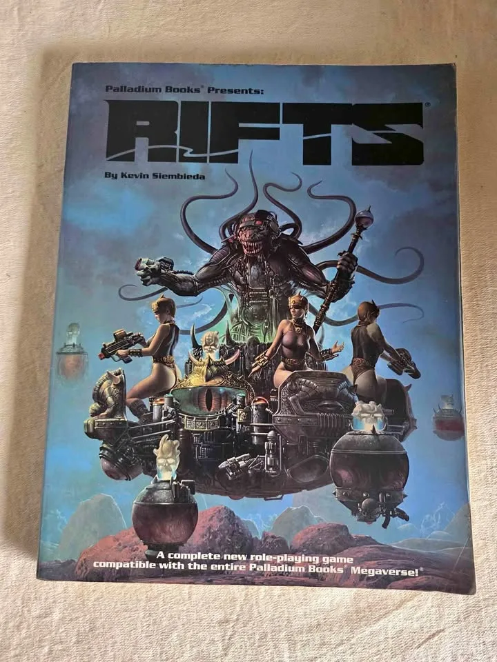Rifts RPG Palladium 3rd Printing 1991 thumbnail