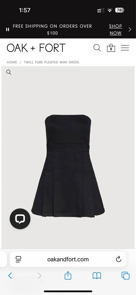 Oakandfort mini tube top dress image indicator(2)