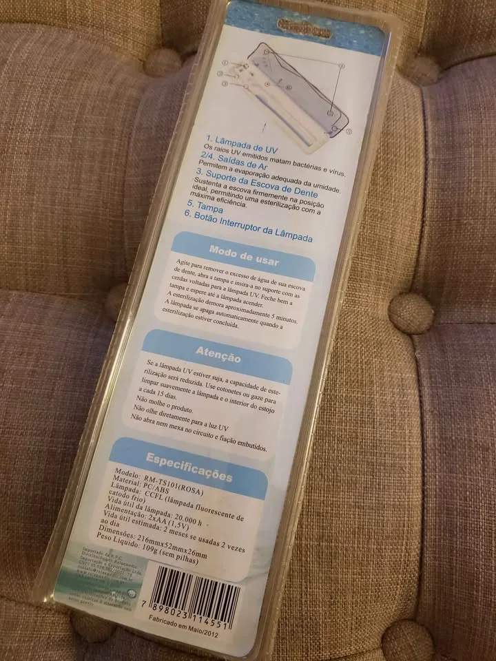 UV Toothbrush Sanitizer Case image indicator(2)