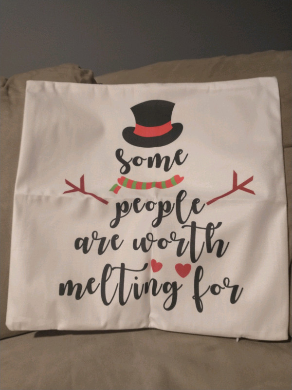 Snowman Pillow Cover